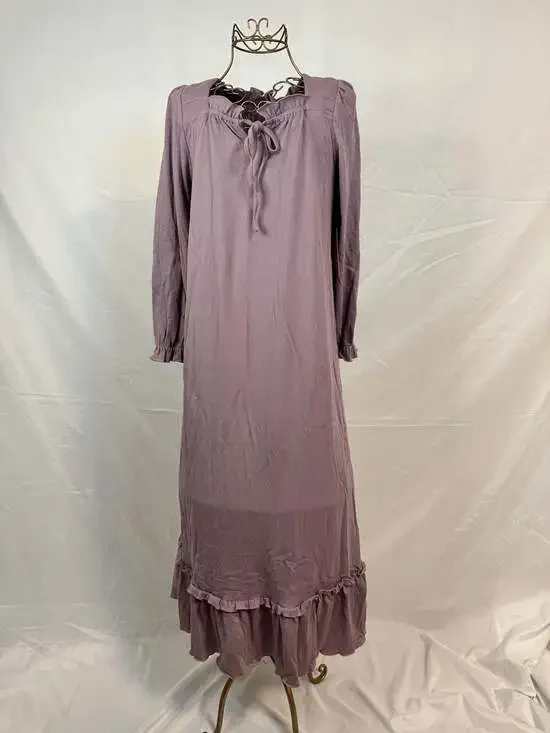Ivy City Co. Mini Petra Long Sleeve Nightgown in Purple Size 13/14 NWT - Picture 2 of 9